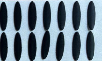 0.6mm de Band Vlotte Oppervlakte Op hoge temperatuur van Ellipsptfe met 3M Glue