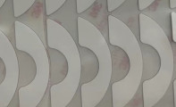 Witte PTFE spel muisschaatsen met dubbelzijdig plakband 9448HK