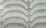 Witte PTFE spel muisschaatsen met dubbelzijdig plakband 9448HK
