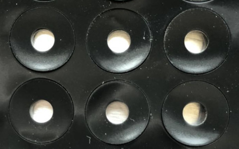 Het Rubberstootkussen van het computersilicone om Cirkelvoeten 0.05mm Dikke NR EPDM