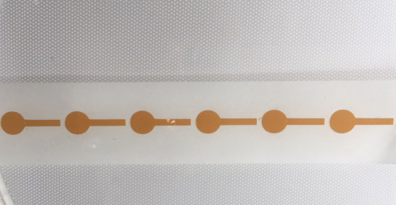 Plakband 0.08mm van Polyimide van de matrijzenbesnoeiing Bruine Hittebestendige Dikte