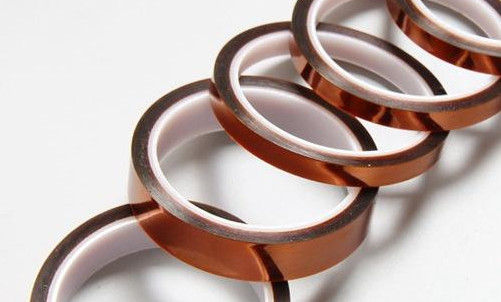 Plakband 0.08mm van Polyimide van de matrijzenbesnoeiing Bruine Hittebestendige Dikte