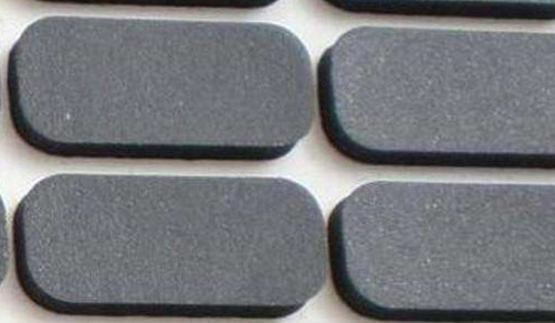 Geurloos Silicone Rubberstootkussen Op hoge temperatuur 24,1 Mpa Chemisch product Behandelde Oppervlakte