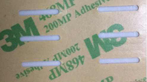 0.125mm Dikke Duidelijke Verspreider met Tweezijdige Plakband 468