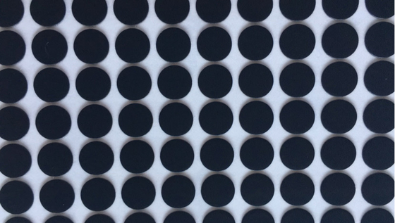 Ronde Zwarte Douane EVA Foam Diameter D80*1.5mm 60 Graden Hard Rond Kussen
