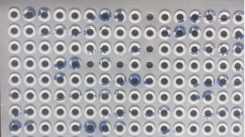 De prikmatrijs sneed Dubbel Met een laag bedekt Materiaal 0.15mm van de Weefselband 9448A