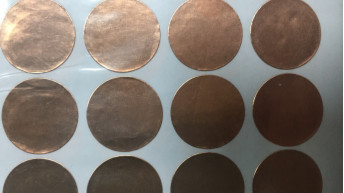 0.8W de Geleidende Materiële Hoge 0.075mm Folie van het het Warmtegeleidingsvermogenkoper van metaalhitte