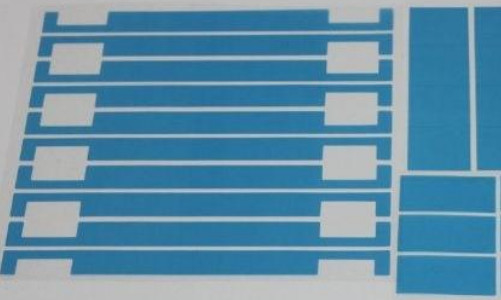 0.05mm de Blauwe Beschermende Certificatie van het Filmpolyvinylchloride CANEC1803218301