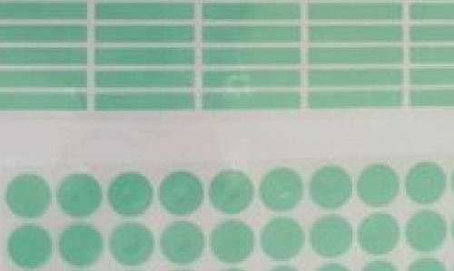 De groene Gekleurde Hardheid van de Antikras Beschermende Film 40 Graden polypropyleen