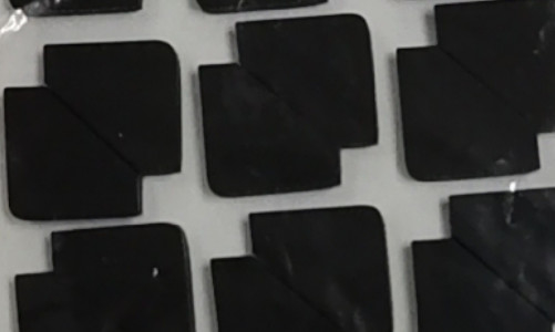 Hittebestendig Silicone Rubberstootkussen 7 Kgf-Kust A 50 EPDM NBR NR