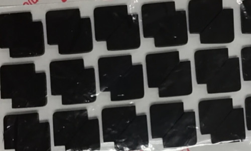EN344 getest Silicium Rubberstootkussen NBR EPDM 5mm Dikke Mat