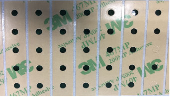 ASTM D3330 testte Duidelijke Band Met twee kanten 3M 467 Transparante Sticker voor Toetsenborden