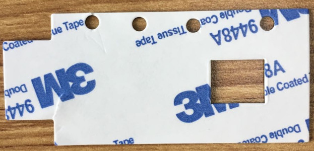 T0.15mm Druk - gevoelige Acryl Tweezijdige die Band in New Energy-Productenraamkozijn wordt gebruikt