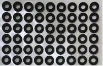 Silicone Rubber het Verzegelen Wasmachine Vlakke Ronde Vorm op hoge temperatuur