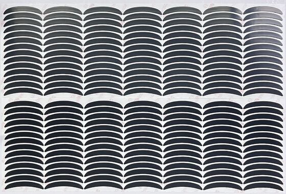 Onschadelijke Black Crescent PTFE-muisschaatsen, hittebestendig met lijm
