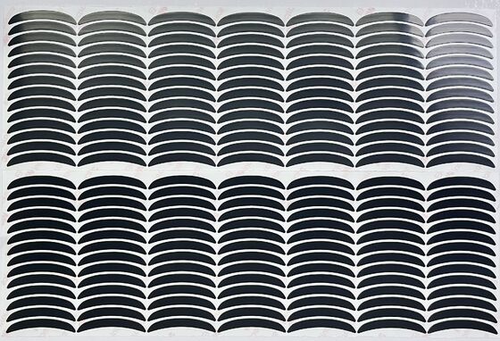 Onschadelijke Black Crescent PTFE-muisschaatsen, hittebestendig met lijm