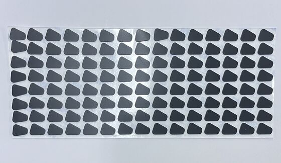 Driehoekige zelfklevende siliconen rubberen voeten met originele 3M9448A band, anti-slip schokabsorberende pads voor toetsenbord en elektronica