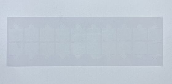 Custom Die-Cut Clear PET Protective Film met tabbladen, 20-Up Peel-Off transparante beschermende stickers voor elektronische componenten