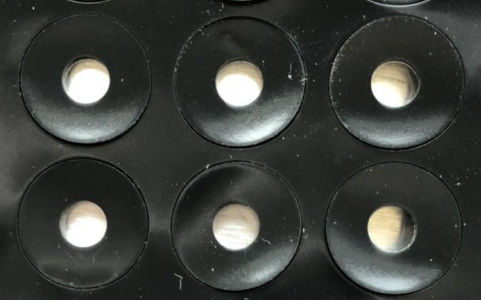 Het Rubberstootkussen van het computersilicone om Cirkelvoeten 0.05mm Dikke NR EPDM