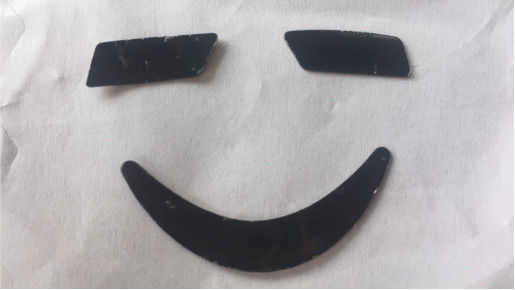 Onschadelijke Zwarte PTFE Plastic de Diastootkussens van de Blad Tweezijdige Zelfklevende Muis