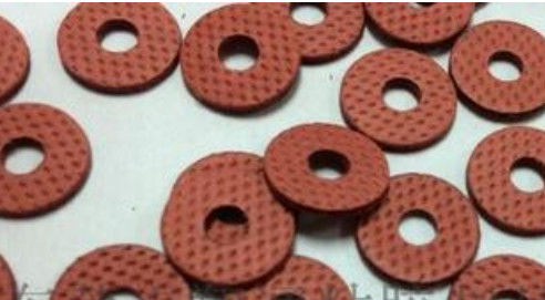 0.25mm Rode Stijve Mylar het Document van de Lithiumbatterij Isolatie Katoenen Vezel