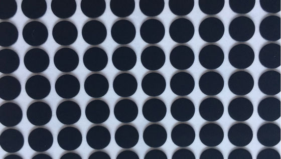 Ronde Zwarte Douane EVA Foam Diameter D80*1.5mm 60 Graden Hard Rond Kussen