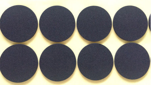 Ronde Zwarte Douane EVA Foam Diameter D80*1.5mm 60 Graden Hard Rond Kussen