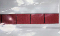 0.25mm de Houtpulp Katoenen van Mylar van de Matrijzenbesnoeiing Vezeldocument Isolatie Rode Stijve Vorm
