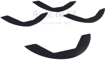 0.7mm Donkere Grey Mouse Feet PTFE UPE Glijdende bewegingsvleten Op hoge temperatuur