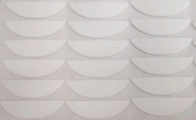 De poly Tetramuis van Fluoroethylene PTFE schaatst 0.2mm de Voeten van de Boogvorm