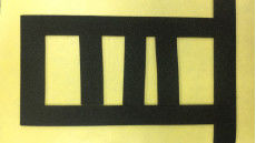 0.3mm de Strook die van Douaneeva thin craft foam inner de Certificatie van UL94 afdekken HBF