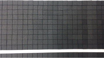 Brand - van de het Broodjes Plastic 4*4mm Vierkant Vorm van vertragers Zwart Mylar de Matrijzenknipsel
