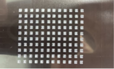 Zeer kleine transparante Mylar voor toetsenbord 1.85*1.85*0.5mm